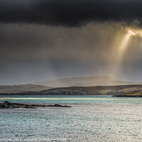 Buy canvas prints of The light is outpoured on St Ninian's Isle by Richard Ashbee