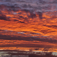 Buy canvas prints of Fiery sky in the morning by Alasdair Mackenzie