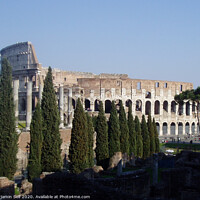 Buy canvas prints of Colosseum, Rome by Benjamin Self