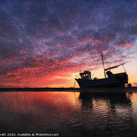 Buy canvas prints of Wirral Sunset by Peter Lovatt  LRPS