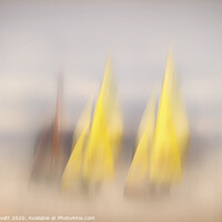 Buy canvas prints of Yellow Sails by Peter Lovatt  LRPS