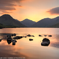 Buy canvas prints of Wast Water Dawn by Peter Lovatt  LRPS
