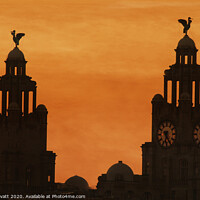 Buy canvas prints of Liver Building, Liverpool by Peter Lovatt  LRPS