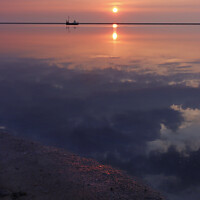 Buy canvas prints of Meols Reflections by Peter Lovatt  LRPS
