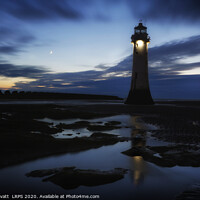 Buy canvas prints of Fort Perch Rock Lighthouse, New Brighton at Dusk by Peter Lovatt  LRPS