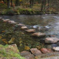 Buy canvas prints of Stepping Stones, Lake District by Peter Lovatt  LRPS