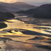 Buy canvas prints of Mawddach Estuary at Dawn by Peter Lovatt  LRPS