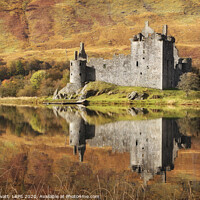 Buy canvas prints of Kilchurn Castle Reflection in Loch Awe by Peter Lovatt  LRPS