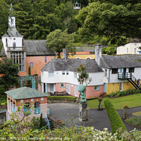 Buy canvas prints of Portmeirion Village by Peter Lovatt  LRPS
