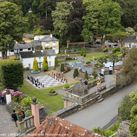 Buy canvas prints of Portmeirion, Central Piazza by Peter Lovatt  LRPS