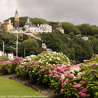 Buy canvas prints of Portmeirion Village View by Peter Lovatt  LRPS