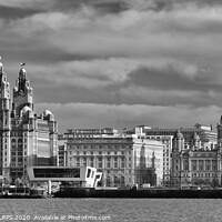 Buy canvas prints of Liverpool Waterfront - The Three Graces by Peter Lovatt  LRPS