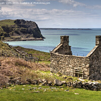 Buy canvas prints of Ruin of Ty Hen farmhouse, Nant Gwrtheyrn by Peter Lovatt  LRPS