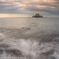Buy canvas prints of St Cwyfan's - "Little Church in the Sea", Anglesey by Peter Lovatt  LRPS