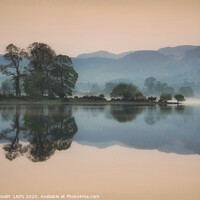 Buy canvas prints of Bala Lake Misty Morning by Peter Lovatt  LRPS
