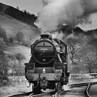 Buy canvas prints of LMS Stanier Class 5 No. 44806 by Peter Lovatt  LRPS