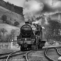 Buy canvas prints of LMS Stanier Class 5 4-6-0 No.44806 by Peter Lovatt  LRPS