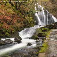 Buy canvas prints of Ceunant Mawr Waterfall, Llanberis by Peter Lovatt  LRPS