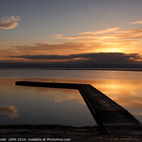 Buy canvas prints of West Kirby Marine Lake Jetty, Wirral by Peter Lovatt  LRPS
