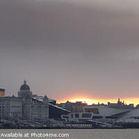 Buy canvas prints of Liverpool Waterfront Sunrise by Peter Lovatt  LRPS