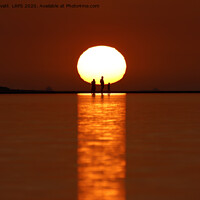 Buy canvas prints of West Kirby Marine Lake Sunset, Wirral by Peter Lovatt  LRPS