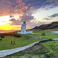 Buy canvas prints of St Catherines Lighthouse by Christian Beasley