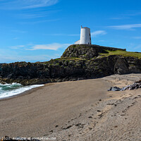 Buy canvas prints of Twr Mawr lighthouse on Llanddwyn Island on the coast of Anglesey by Tim Snow
