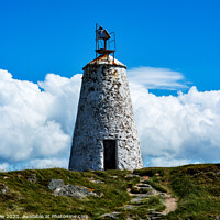 Buy canvas prints of Twr Bach lighthouse on Llanddwyn Island on the coast of Anglesey by Tim Snow
