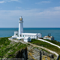 Buy canvas prints of South Stack lighthouse at Holyhead on Anglesey by Tim Snow