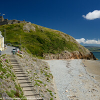 Buy canvas prints of Criccieth Castle and the beach by Tim Snow