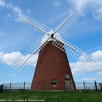 Buy canvas prints of Halnaker Windmill by Peter Barber