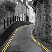 Buy canvas prints of Yellow lines on Arundel Street by Peter Barber