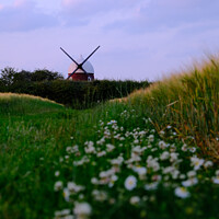 Buy canvas prints of Windmill Hill Hampshire by Peter Barber