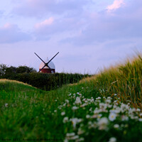 Buy canvas prints of Windmill Hill Hampshire by Peter Barber