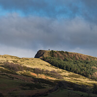 Buy canvas prints of Back Tor Scots Pine picked out in the sunlight between the cloud by Peter Barber