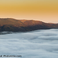 Buy canvas prints of Lake District cloud inversion  by Peter Barber