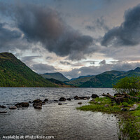 Buy canvas prints of Ullswater Blue Hour by Dick Lloyd
