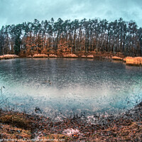 Buy canvas prints of Rain at thre Herrnsee by Ingo Menhard