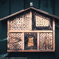 Buy canvas prints of The bee hotel by Ingo Menhard