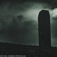 Buy canvas prints of The dark chimney at midnight by Ingo Menhard