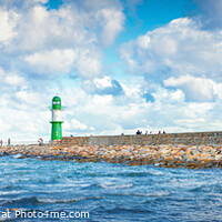 Buy canvas prints of Green Lighthouse by Ingo Menhard