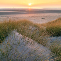 Buy canvas prints of Sunset over the dunes, Formby. by Craig Cunliffe