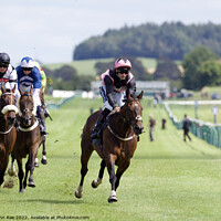 Buy canvas prints of Horse racing at Ayr racecourse by John Rae