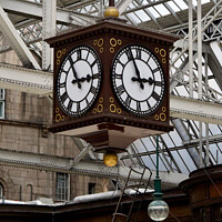Buy canvas prints of Glasgow Central Clock by John Rae