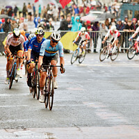 Buy canvas prints of Men's cycling road race by John Rae