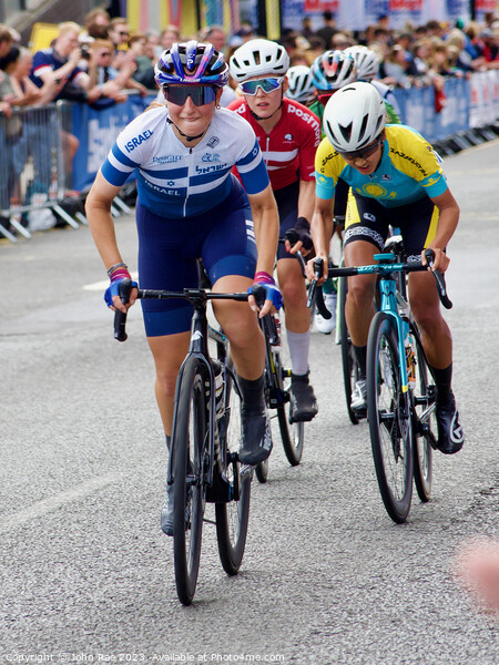 Women's elite riders cycling road race Picture Board by John Rae