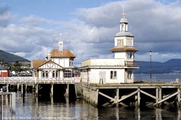 The old pier at Dunoon Picture Board by John Rae