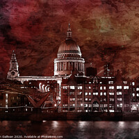 Buy canvas prints of The Great Fire of London by Gavin Gallivan