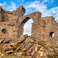 Buy canvas prints of Mow Cop Folly by Alan Taylor