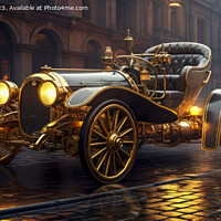 Buy canvas prints of Steampunk Town Car by Alan Taylor